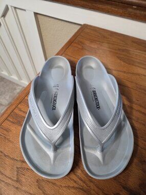Birkenstock Honolulu Eva Gray Flip Flops Sandals Sz 10 EI 41